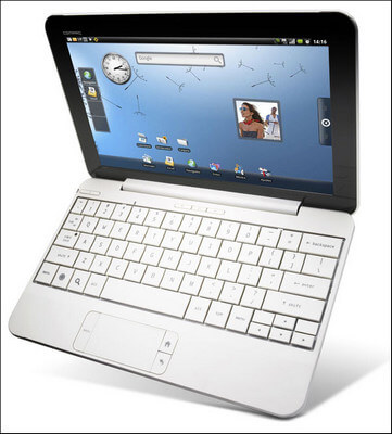 На ноутбуке HP Compaq Airlife 100 мигает экран